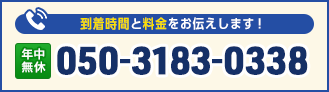 電話番号は050-3183-0338